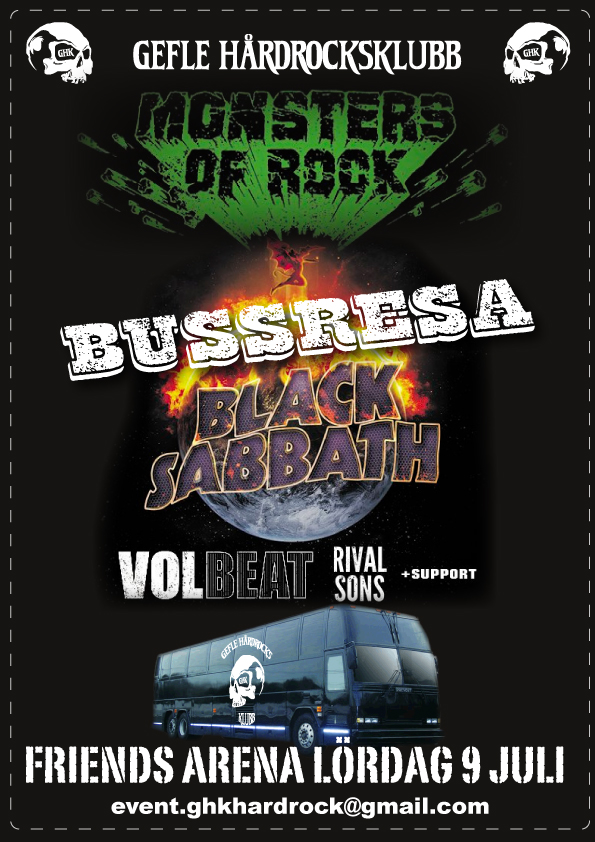 Bussresa Black Sabbath